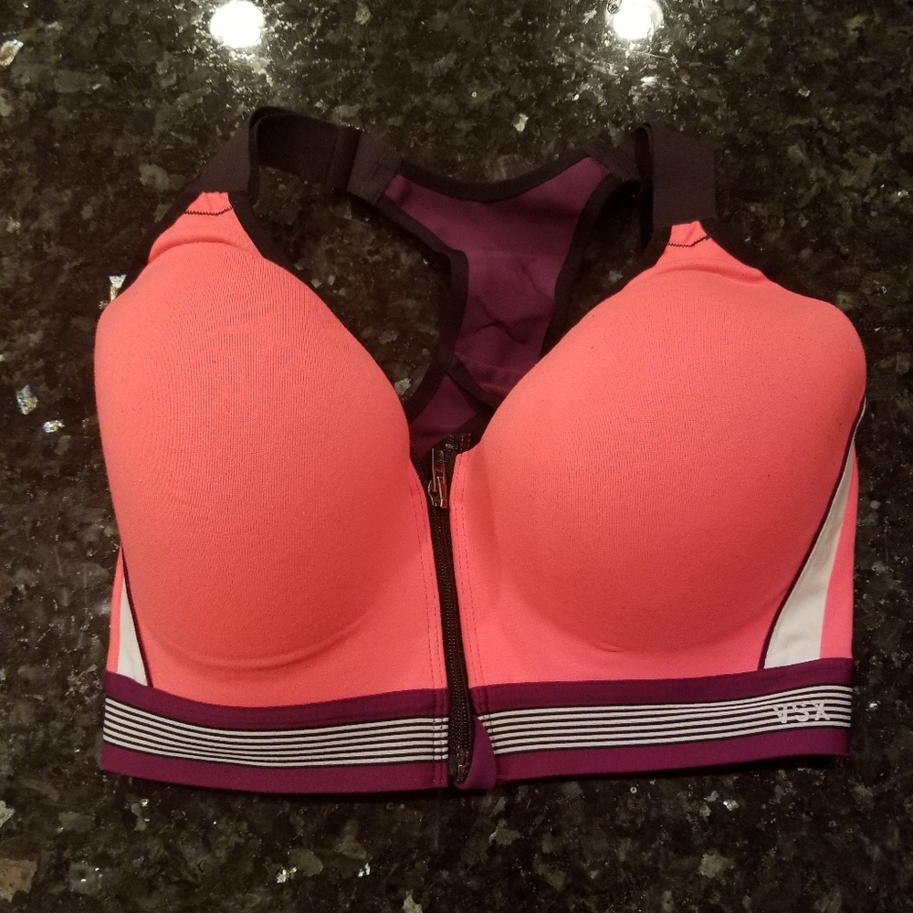 VSX Sport front zip max support bra size 32DDD